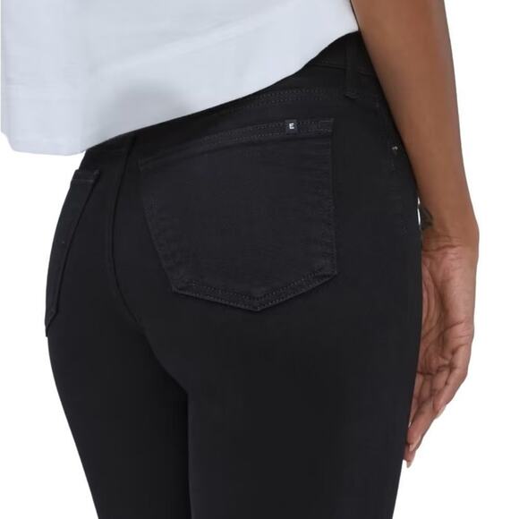 NWT Everlane The Mid-Rise Skinny Stretch Jean in Black, Size 28 - Picture 6 of 6